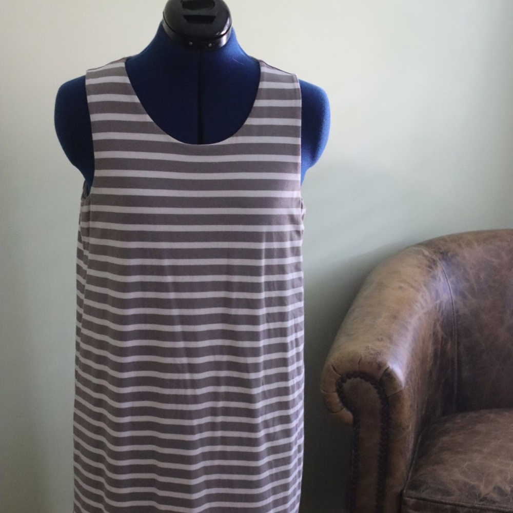 Garnet Hill Sleeveless Tunic Dress